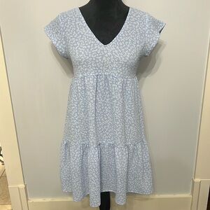 Light blue love, Fire mini dress